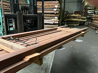 Azobé balk geschaafd - 300x6x4,5 cm (12x) - afbeelding 9 van  11