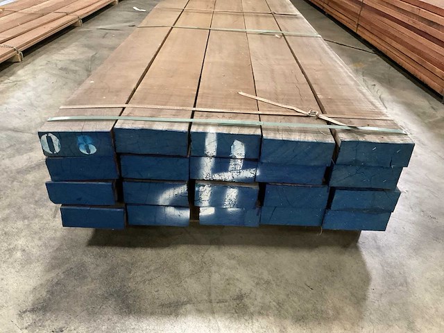 Azobe balken 80x200 mm (20x) - afbeelding 4 van  5