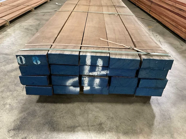 Azobe balken 80x200 mm (20x) - afbeelding 4 van  5