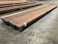 Azobe balken geschaafd 70x140 mm (6x) - afbeelding 1 van  3