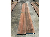 Azobe balken geschaafd 70x140 mm (6x) - afbeelding 3 van  3