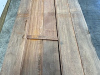 Azobé damwand geschaafd 250x20x3 cm (12x) - afbeelding 4 van  7