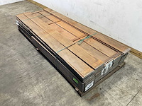 Azobé damwand geschaafd 250x20x3 cm (24x) - afbeelding 1 van  7