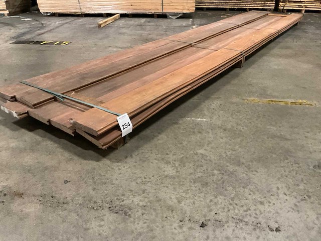 Azobe damwanddelen 30x185 mm (8x) - afbeelding 1 van  3