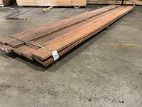 Azobe damwanddelen 30x185 mm (8x) - afbeelding 1 van  3