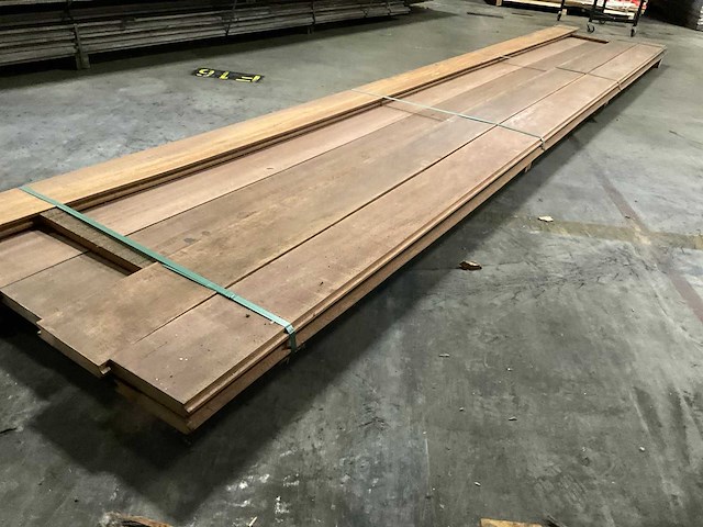 Azobe damwanddelen 30x185 mm (8x) - afbeelding 3 van  3
