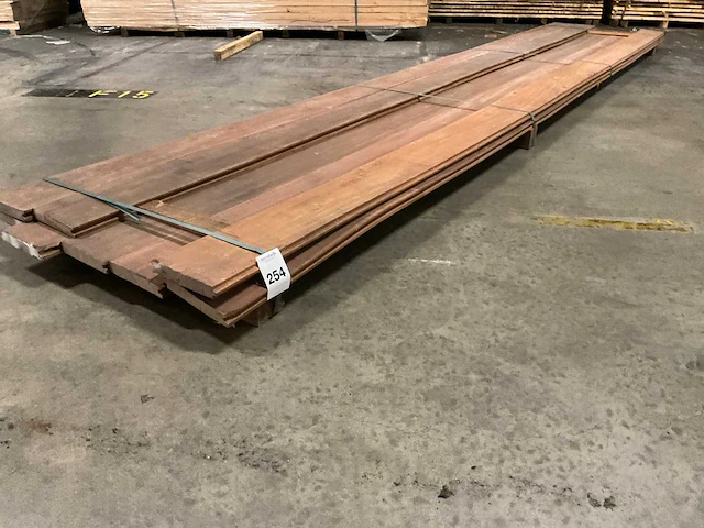 Azobe damwanddelen 30x185 mm (8x) - afbeelding 1 van  3