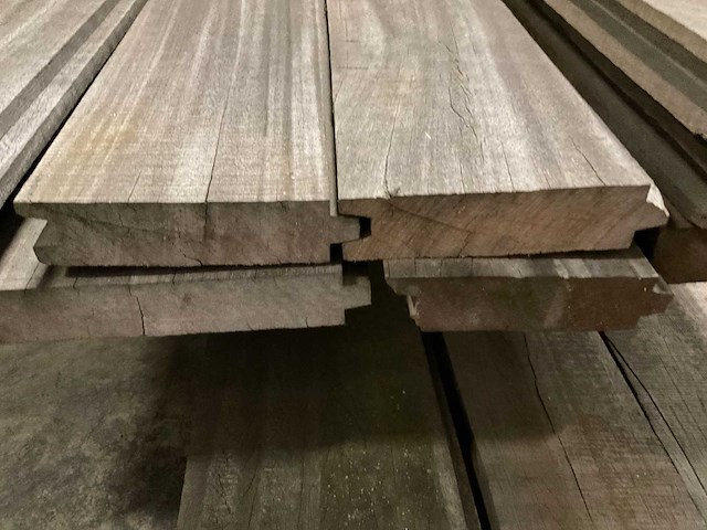 Azobe damwanddelen deels met zoeker 50 mm ca. 0,577 m³ - afbeelding 7 van  7