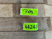 Azobé fas hardhouten tuinpaal gepunt 300x7x7 cm (98x) - afbeelding 5 van  5