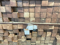 Azobé fas hardhouten tuinpaal gepunt 40x5x5 cm (720x) - afbeelding 6 van  7