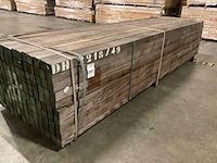 Azobe gepunte palen 60x60 mm (160x) - afbeelding 3 van  5