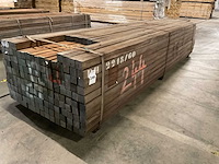 Azobe gepunte palen 60x60 mm (160x) - afbeelding 3 van  6