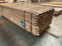 Azobe gepunte palen 60x60 mm (160x) - afbeelding 2 van  5