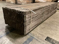 Azobe gepunte palen 60x60 mm (160x)