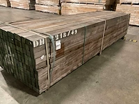 Azobe gepunte palen 60x60 mm (160x) - afbeelding 3 van  5