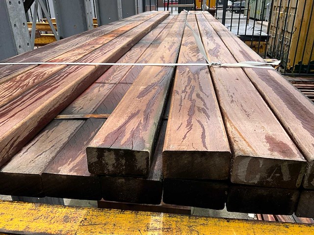 Azobé geschaafd 4000x45x90 mm (18x) - afbeelding 3 van  3