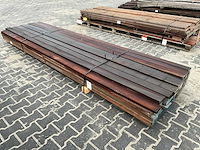 Azobé gording ruw 5x10x350 cm (30x) - afbeelding 1 van  6