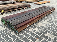 Azobé gording ruw 5x10x350 cm (30x) - afbeelding 2 van  6