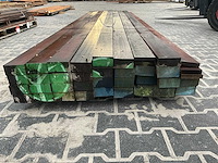 Azobé gording ruw 5x10x350 cm (30x) - afbeelding 5 van  6