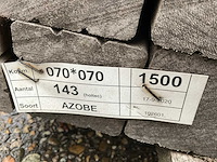 Azobe hardhout paal (140x) - afbeelding 7 van  7