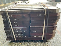 Azobe hardhout paal (256x) - afbeelding 4 van  7