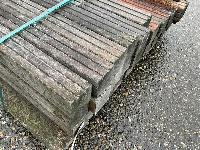 Azobe hardhout paal (28x) - afbeelding 6 van  7