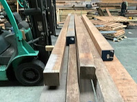 Azobé hardhout tuinpalen diverse maten (9x) - afbeelding 3 van  13