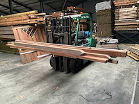 Azobé hardhout tuinpalen diverse maten (9x) - afbeelding 1 van  13