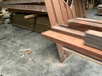 Azobé hardhout tuinpalen diverse maten (9x) - afbeelding 9 van  13