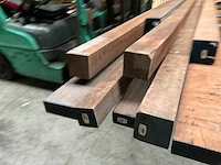 Azobé hardhout tuinpalen diverse maten (9x) - afbeelding 11 van  13