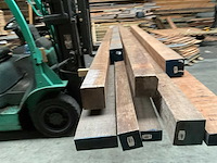 Azobé hardhout tuinpalen diverse maten (9x) - afbeelding 12 van  13