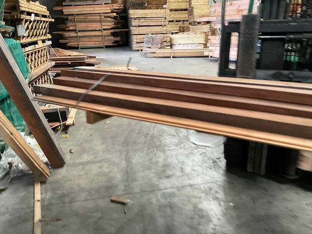 Azobé hardhouten balk 300x9x4,5 cm (13x) - afbeelding 4 van  6