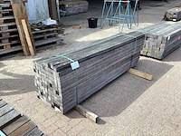 Azobè hardhouten paal 50x50x2000mm (115x) - afbeelding 1 van  5