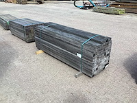 Azobè hardhouten paal 50x50x2000mm (115x) - afbeelding 2 van  5
