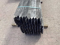 Azobè hardhouten paal 50x50x2000mm (115x) - afbeelding 4 van  5