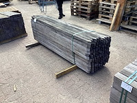 Azobè hardhouten paal 50x50x2000mm (115x) - afbeelding 5 van  5
