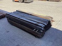 Azobè hardhouten paal 50x50x2000mm (161x) - afbeelding 2 van  5