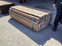 Azobè hardhouten paal 50x50x2000mm (179x) - afbeelding 4 van  5