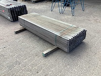 Azobè hardhouten paal 50x50x2000mm (82x) - afbeelding 4 van  5