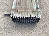 Azobè hardhouten paal 50x50x2000mm (82x) - afbeelding 5 van  5