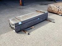 Azobè hardhouten paal 50x60x2000mm (70x) - afbeelding 5 van  5