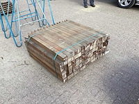 Azobè hardhouten paal 60x60x1000mm (100x) - afbeelding 3 van  3