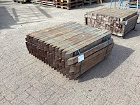 Azobè hardhouten paal 60x60x1000mm (100x) - afbeelding 1 van  6