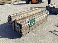 Azobè hardhouten paal 60x60x2000mm (108x) - afbeelding 3 van  6