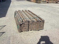 Azobè hardhouten paal 60x60x2000mm (108x) - afbeelding 6 van  6
