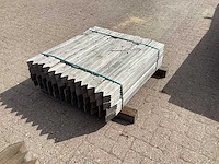 Azobè hardhouten paal 65x65x1000mm (52x) - afbeelding 3 van  5