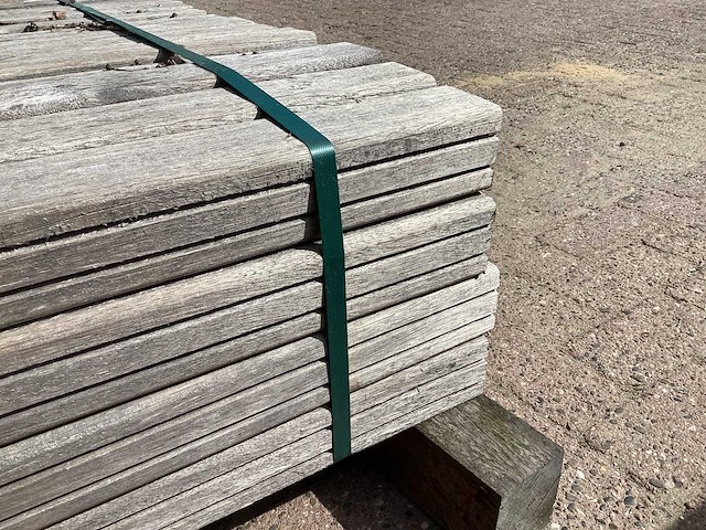 Azobè hardhouten paal 65x65x1000mm (52x) - afbeelding 5 van  5