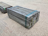 Azobè hardhouten paal 80x80x1500mm (54x) - afbeelding 2 van  5
