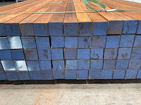 Azobé hardhouten paal gepunt 150x5x5 cm (100x) - afbeelding 2 van  11