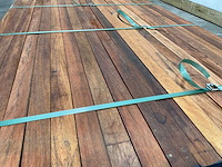 Azobé hardhouten paal gepunt 150x5x5 cm (100x) - afbeelding 6 van  11